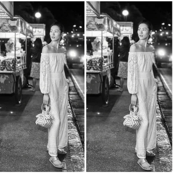 Farm Rio Elliot Boho Off the Shoulder Crochet Wide-Leg Jumpsuit- White, Size XS - Picture 3 of 6